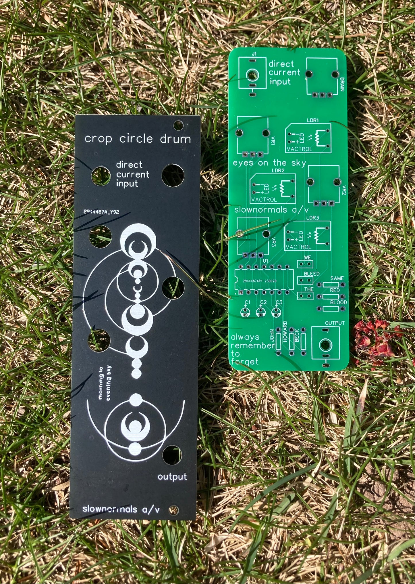 Crop Circle Drum PCB / Panel Set