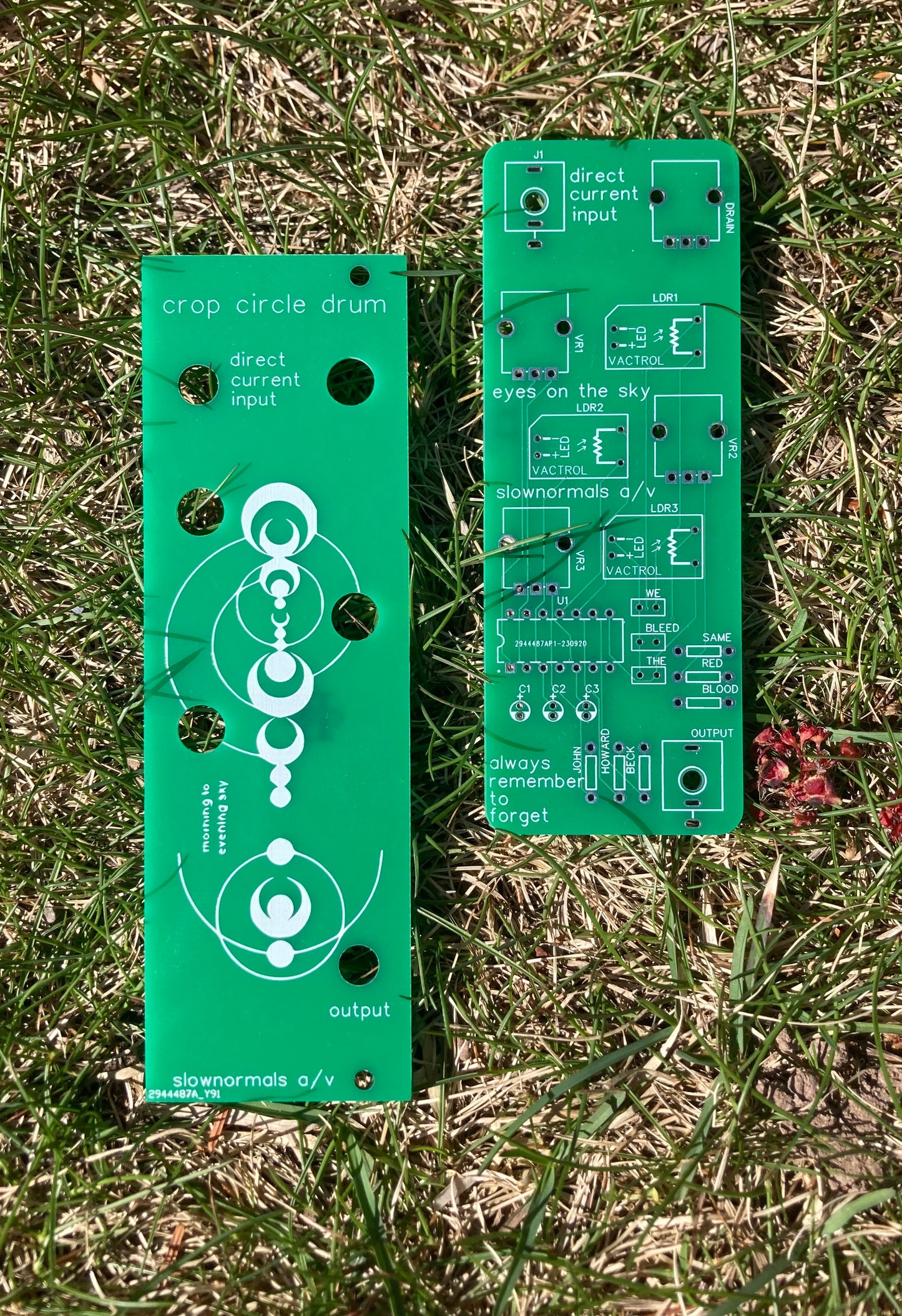 Crop Circle Drum PCB / Panel Set